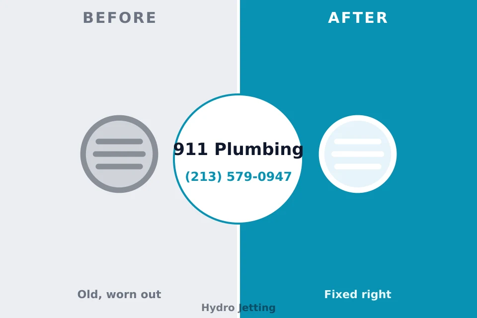 Before and after: plumbing repair Manville, NJ